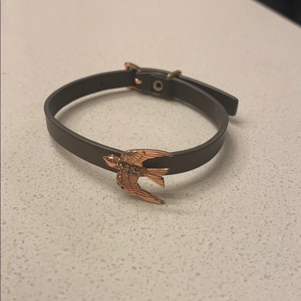 Fossil leather bracelet